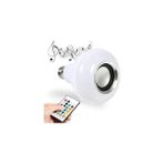 Aesco Music Bulb Bluetooth Hoparlör Akıllı LED Ampul Lamba - 1 - 10 W - Amber