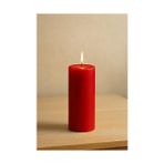 Aesco Nice For You Kırmızı Büyük Silindir Mum 7×20 cm – Kokusu Olmayan Blok Mum, Dekoratif & Uzun Ömürlü Baton Mum, Ev Dekorasyonu ve Özel Günler Için - Option-1