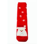 Aesco Noel Baba Yılbaşı Kalın Penye Çorap - Standart - Kırmızı