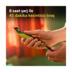 Aesco One Yüz Için Hibrit Tıraş Makinesi, Sakal Şekillendirici, Islak/kuru Kullanım, 5’i 1 Arada Ayarlanabilir Tarak,çift Taraflı Bıçak, 45 Dakika Kablosuz Performans, QP2724/20 - Option-1