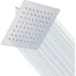 Aesco Paslanmaz Çelik Tepe Duş Başlığı, 25X25 cm ve Kireç Önleyici Özellikli