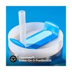 Aesco Pipetli Termos Bardak, Mavi (Azure), 0.89 Litre - 0 - Siyah - 0 - 200 ml
