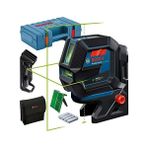 Aesco Professional Gcl 2-50 G Çizgi LAZER(15M Çalışma Alanı [alıcı ile 50 M], 4 x Aa Pil, Ip 64 Toza Karşı Koruma Sistemi, Yeşil Lazer, RM10 Tutucu, Takım Çantası) - Gri