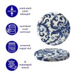 Aesco Sarkap Kavanoz Kapağı, 82MM, Hava Geçirmez, Sızdırmaz, Konserve Için Uygun, 10'lu Paket (Sarmaşık) - 41 Delft Blue