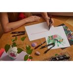 Aesco Sharpıe Creative Marker Akrilik Boya Kalemleri | Yuvarlak Uçlu Su Bazlı Boya Kalemi | Mürekkep Kağıda Geçirmez ve Çoğu Yüzey Üzerine Yazar | 12 Adet - 41 Delft Blue