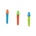 Aesco Speedy Squid Dalış Figür Seti, 3'lü Set 16,8 x 4,5 x 4,5 cm - Ahşap