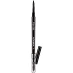 Aesco Ultra Thin Fırça Başlıklı & Asansörlü Ucu Ince Kaş Kalemi 003 Brown