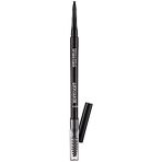 Aesco Ultra Thin Fırça Başlıklı & Asansörlü Ucu Ince Kaş Kalemi 004 Dark Brown