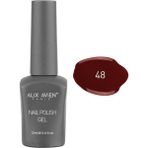 Aesco Uv Kalıcı Bordo Jel Oje 48 - Gel Polish - 12 ml - 0 - Siyah