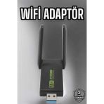 Aesco Wifi Adaptör Çift Bantlı Kablosuz Wifi Adaptörü - Lisinya