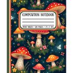 Aesthetic Cute Cottagecore Mushroom Theme Composition Notebook – 7.5" x 9.25": 120 Wide Ruled Pages, Paperback, Matte Finish – Decorative Writing ... Teachers, Writers, and Everyday Note-Taking