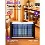 Aet Elektrikli Uv Sinek Öldürücü Zincirli Askılı Sinek Tuzağı Elektrikli Sivrisinek Kovucu