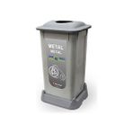 Afacan Plastik Aform Orj. Metal Atık 70 Lt Gri Atık Kovası
