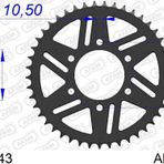 Afam Kawasaki ZX636 ZX6-R Ninja Z1000 14-16 520 Alüminyum Arka Dişli