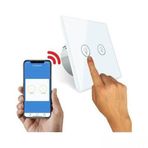 Afark AS-872EU Dokunmatik Ikili -Çiftli Wi-Fi Akıllı Duvar Anahtarı