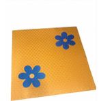 Affectione Figürlü Tatami Minder 13 MM100X100 cm - 100 x 100 cm - Turuncu