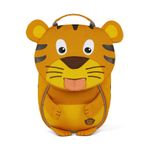 Affenzahn Little Friend Çocuk Odası Sırt Çantası, 1-3 Yaş için Ergonomik Reflektörlü Çekme Dili İsim Plakası Kaplan - Sarı, Kaplan - Sarı, Standart Boyut, Sırt Çantası