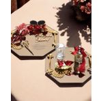 Affinity Sekizgen Gold Söz Nişan Tepsisi Kırmızı