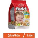 Afia Bebe Bisküvisi Vitamin Katkılı 6X150 gr - Hediyesiz