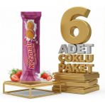 Afia Çilek Kremalı Sandviç Bisküvi 6X60 gr - 1 Adet
