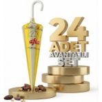 Afia Şemsiye Çikolata 24X25 gr - 1 Adet