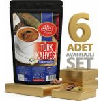Afia Türk Kahvesi 6X200 gr - 2'si 1 Arada - 1 L