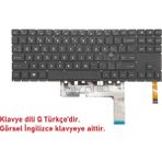 Afila Hp Omen Gaming 16-K0008NT (7H8Z5EA) Notebook Klavyesi, Tuş Takımı (Siyah Tr) Işıklı