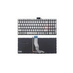 Afila HP Pavilion 15-AU 15-AW 15-AX 15-BC Notebook Klavyesi (Silver TR) Işıklı KL0060SLD