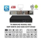 Afila TK-9804UHD 4ch 4ses 5mp Xmeye Ahd Dvr H265+ 4 Kanal Güvenlik Sistemleri Kayıt Cihazı