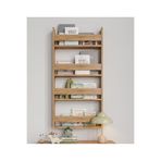 Afilli Montessori Çocuk Odası Kitaplığı Mdf Kitaplık 10x74x120 cm Safir Meşe