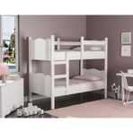 Afillibebek Ranza Ikili Ayrılabilen Mdf Profilli 90x190 Beyaz
