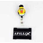 Afillix Concept Ahşap Büdü Tasarım Şeffaf Yaka Kartı Yoyo & Klipsi