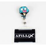 Afillix Concept Ahşap Gumball Tasarım Şeffaf Yaka Kartı Yoyo & Klipsi