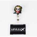 Afillix Concept Ahşap Joker Tasarım Şeffaf Yaka Kartı Yoyo & Klipsi