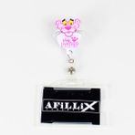 Afillix Concept Pembe Pntr Tasarım Pleksi Yoyo Şeffaf Kart Koruyucu Yaka Kartı