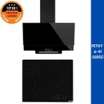 Afm Tech FETHY-A41 Vitroseramik Elektrikli Ocak Siyah 2'li Ankastre Set ( FM3250 + V6-04)