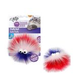 AFP Furry Ball-Fluffer Catnipli 9.5x9x5x5 cm Pembe Kedi Oyuncağı