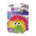 AFP Furry Ball-Fluffer Catnipli 9.5x9x5x5 cm Sarı Kedi Oyuncağı