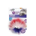AFP Furry Ball Kırmızı Tüylü Top Kedi Oyuncağı