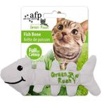 AFP Green Rush Kedi Otlu Balık Kılçığı Peluş Kedi Oyuncağı