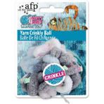 AFP Knotty Habit Yumak Kırışık Renkli Top Kedi Oyuncağı
