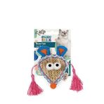 AFP Whisker Fiesta Püsküllü Fare Suratı Hasır Kedi Oyuncağı