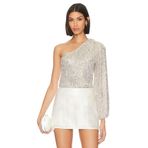 AFR CLOTHES KADIN PAYET İÇİ ASTARLI GENİL KOL BLUZ