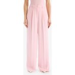 Afra x DeFacto Wide Leg Krep Kumaş Palazzo Pantolon Cepli Yüksek Bel Uzun Boy Geniş Paça F0083AX25SM - Pembe-PN637 - 40