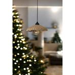 afralya home Hasır Iskandinav Şapka Avize Bohem Rustik Avize 32 Cm (BEYAZ DUY DAHİL) Adet Fiyatı