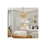 afralya home jüt Ip Avize, küre sarkıt, top avize, sarkıt, jüt top küre lambader başlığı, duy dahil