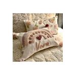AFRALYAHOME Bebek Çocuk Odası İsme Özel Bebek Yastığı /Punch Nakışı Dekoratif Yastık Kılıfı /Takı Yastığı Kılıfı