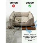 Afro Garden Pisiletto - Koku ve Rutubet Önleyici Hijyenik Kedi Yatağı Bazası - Teak Ağacı - 45x45 cm sabit