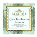 Afrodit Natural Beauty Kükürtlü İyotlu Sabun, Tüm Cilt Tipleri İçin, 100 gr - Soap with Iodine Sulphurous - For All Skin Types (Çam Terebentin Sabunu)