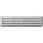 Afs Raksan 008BKapı Altı Menfez Beyaz 8X30 Çift Izgaralı Transfer Menfezi Alüminyum Sinek Telli